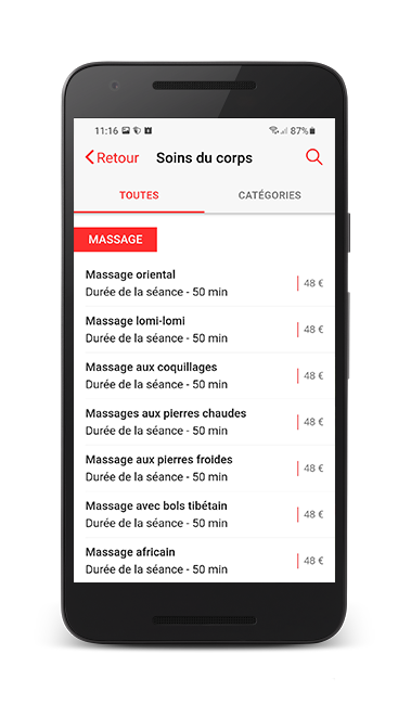 Application mobile Crêperie L'Escale Poissy Android iPhone iOS Assistech Application mobile Crêperie L'Escale Poissy Android iPhone iOS Assistech