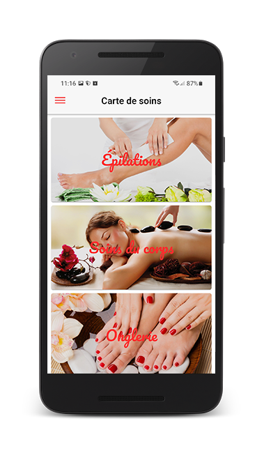 Application mobile Crêperie L'Escale Poissy Android iPhone iOS Assistech